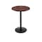 Holland Bar Stool Co 42" 214 Black Table, 24" dia. Top 214-2242BW24R - alternate 2
